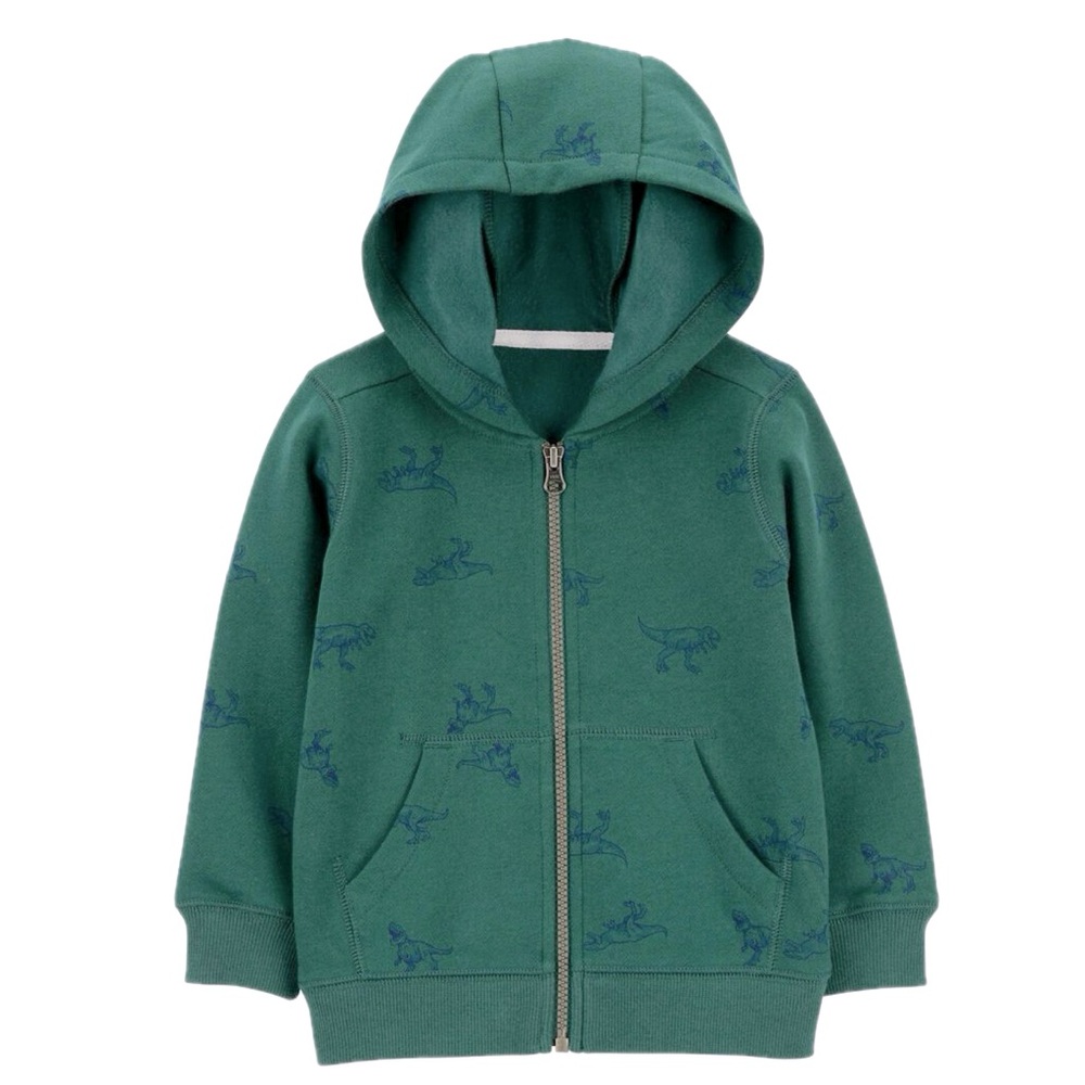 ❤️ Carter’s full zipper hoodie baby boy’s size 12 months